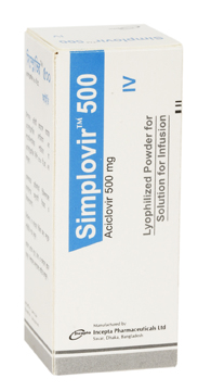 Picture of Simplovir 500 IV Infusion